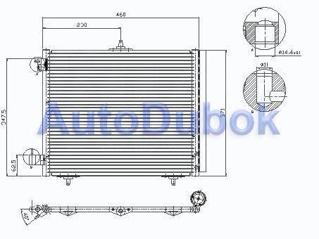 Радиатор кондиционера CN0C305-930 CN0C305-930