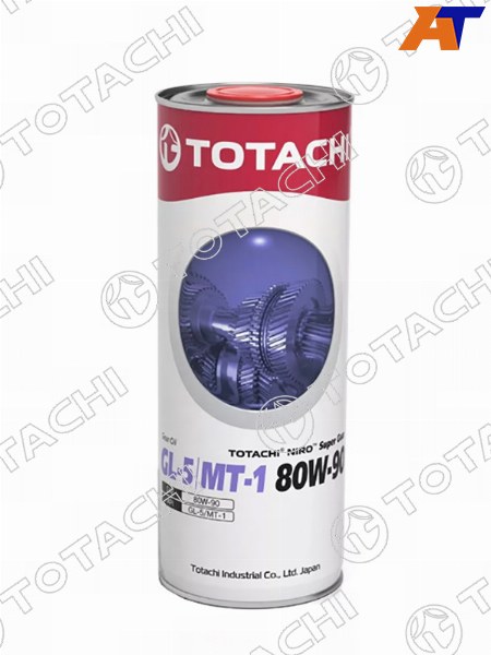 Масло трансмиссионное минеральное TOTACHI NIRO Super Gear GL-5/MT-1 80W-90 1л 4562374694903 4562374694903