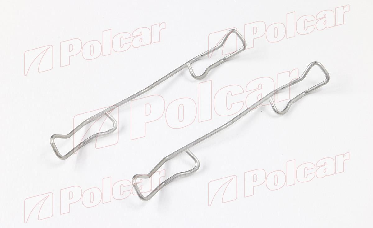 LX0167 Polcar Монтажный комплект тормозных колодок для 