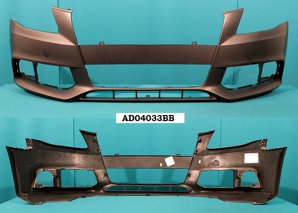 Бампер передний без отверстий AD04033BB