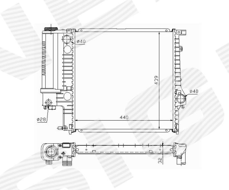 РАДИАТОР RA60623A RA60623A