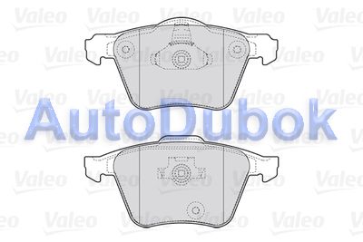 301657 Valeo Тормозные колодки передние 17.5 для 