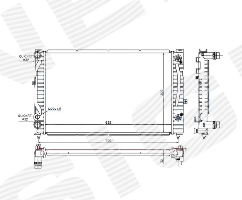РАДИАТОР RA60229Q RA60229Q