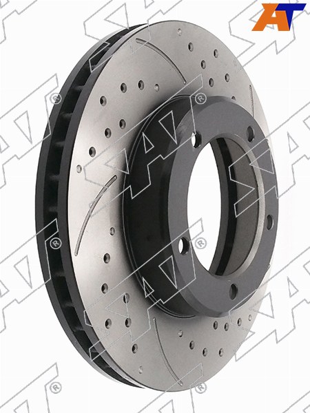 Комплект дисков тормозных передний перфорированные TOYOTA LAND CRUISER 100. LEXUS LX470  05- ST-43512-60170PF ST-43512-60170PF