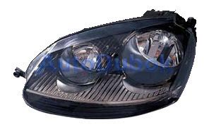 Фара внутри черная с корректором левая 441-1171L-LDEM2 441-1171L-LDEM2