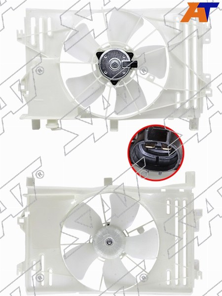 ST-TY47-201-A0 Sat Диффузор радиатора в сборе TOYOTA AVENSIS 03-08 для 