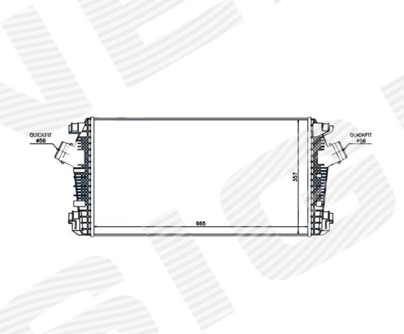 RI96557 General Motors ИНТЕРКУЛЕР для 