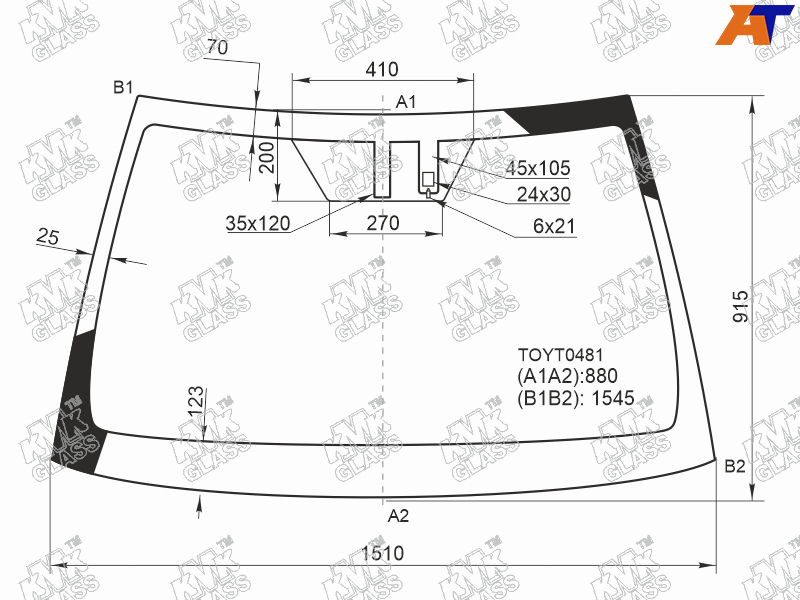 TOYT0481 KMK Стекло лобовое + дд TOYOTA CAMRY XV70 17- для 