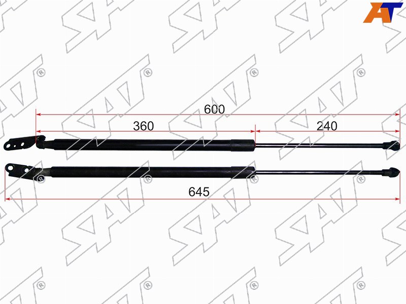 ST-90451-JG400 Sat Амортизатор крышки багажника NISSAN X-TRAIL T31 LH 07- для 