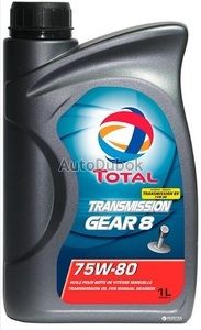 Масло трансмиссионное TOTAL 1л 75W80 201278 201278