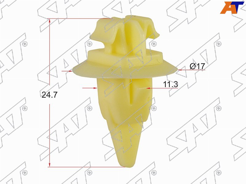 ST-KJ-114 Sat Клипса TOYOTA/LEXUS (1 шт.) для 