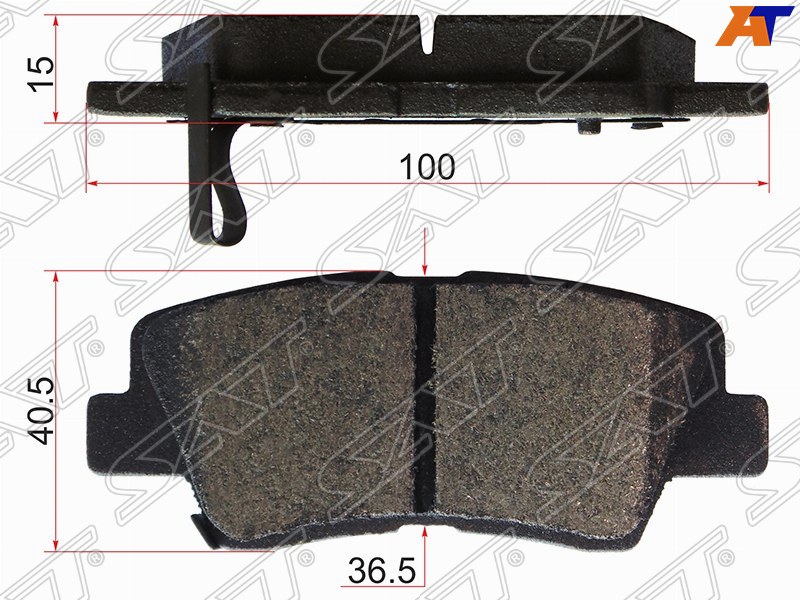 Тормозные тормозные задние ST-58302-1RA30 ST-58302-1RA30