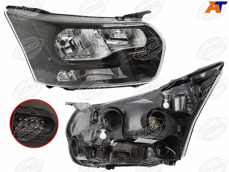 505912 AYFAR Фара FORD TRANSIT 14- RH черная для 