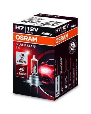 Лампа H7 55W 12V SILVERSTAR 2.0 64210SV2 64210SV2