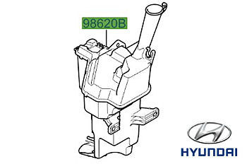 98620A6010 HYUNDAI/KIA Бачок омывателя под датчик для 