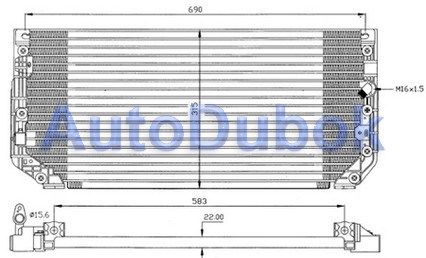 TYCRL97-931 Тайвань Радиатор кондиционера для 