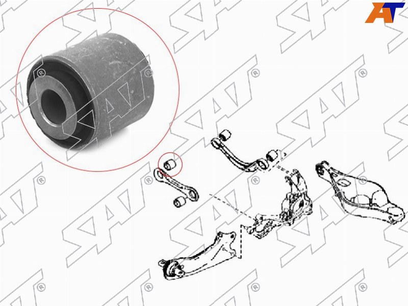 Сайлентблок RR нижнего поперечного рычага MAZDA 6 2007- ST-GS1D-28-500A-BU ST-GS1D-28-500A-BU