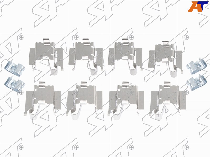 ST-349-0057 Sat Комплект монтажный тормозных колодок RR TOYOTA CAMRY 70/C-HR/RAV4 18-/LEXUS ES 18- для 