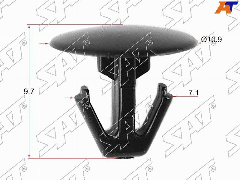 ST-KJ-1070 SAT Клипса фиксатор HONDA (1 шт.) для 