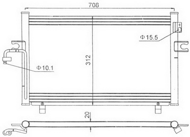 КОНДЕНСАТОР КОНДИЦ (см.каталог) NNP1197-931 NNP1197-931