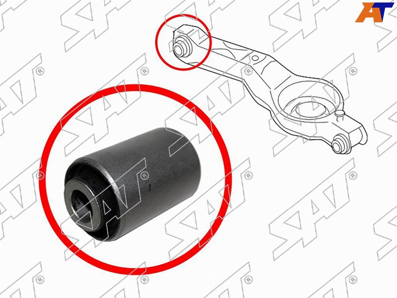 ST-C236-28-300 Sat Сайлентблок заднего нижнего поперечного рычага  MAZDA 3 03-13/MAZDA 5/PREMACY 05-/FORD KUGa 13-/FOCU для 