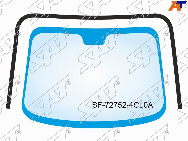 SF-72752-4CL0A Sat Молдинг лобового стекла NISSAN X-TRAIL T32 14- для 