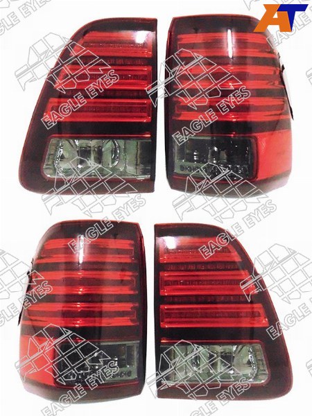 Фонарь задний+вставка TOYOTA LAND CRUISER 98-07 дымчатый комплект  R+L как LEXUS 05- PF-EE-224-1901-LX2 PF-EE-224-1901-LX2