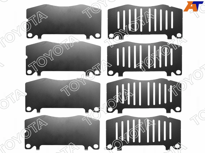 Пластины противоскрипные комплект TOYOTA HILUX 15- перед 04945-0K290 04945-0K290