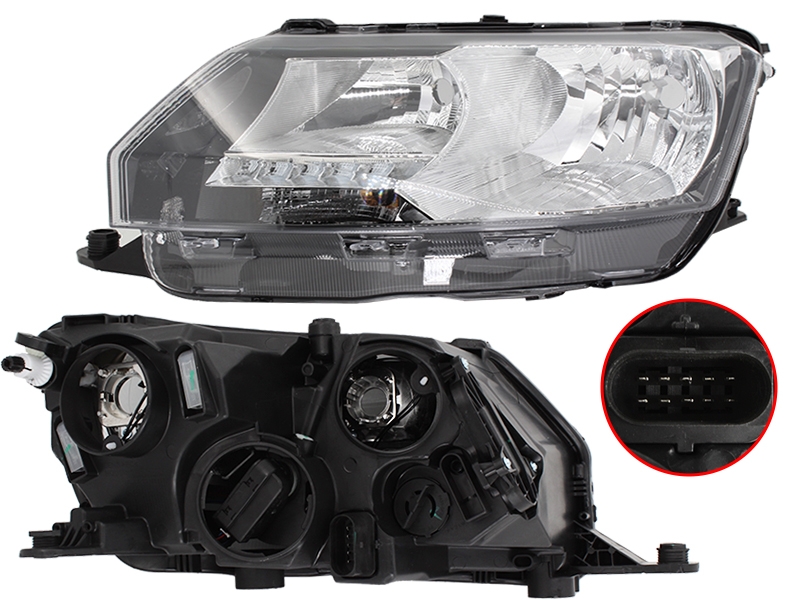 Фара с корректором левая 17-20г с ДХО ST-665-1130L ST-665-1130L