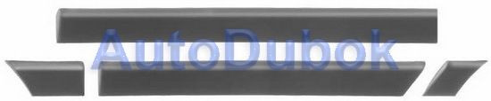 Молдинг на кузов комплект 8шт узкий (италия) VWPAS88-540-N VWPAS88-540-N
