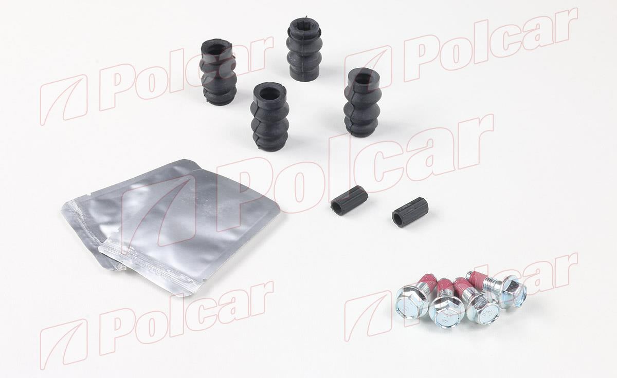 LX0358 Polcar Монтажный комплект тормозных колодок для 