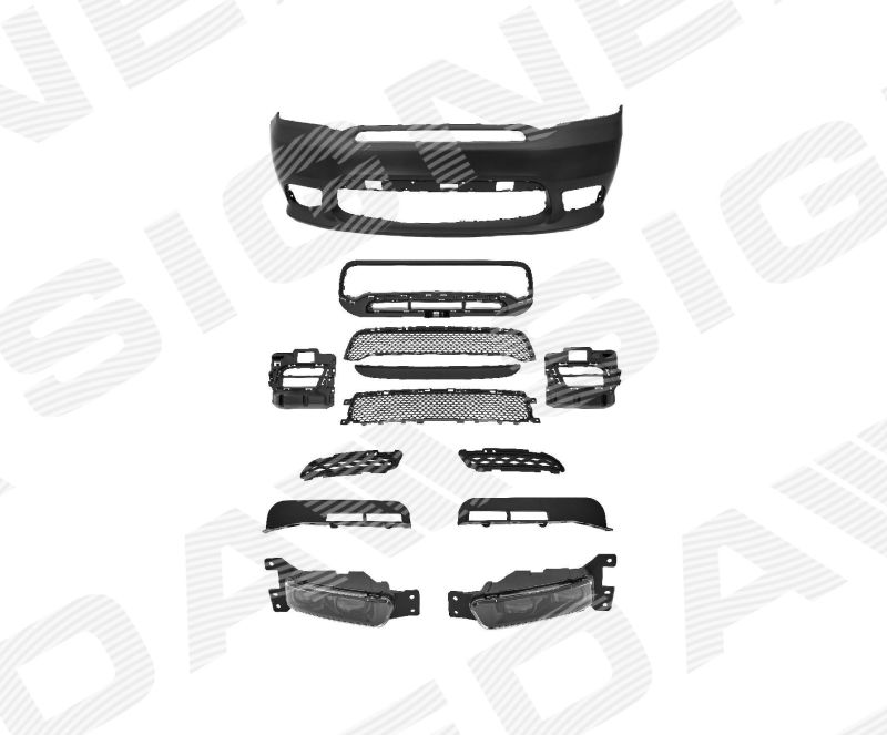 Бампер пер. SRT с DRL комплект 2014&amp;gt; PDG04191BQSET PDG04191BQSET