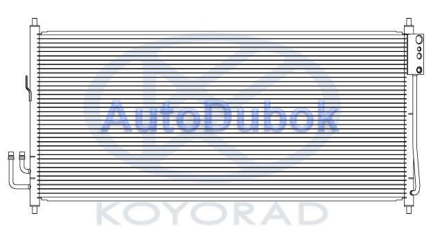 NNTEN04-930 Koyo Радиатор кондиционера для 