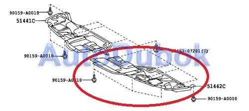 Защита двигателя левая PTY60017BL PTY60017BL