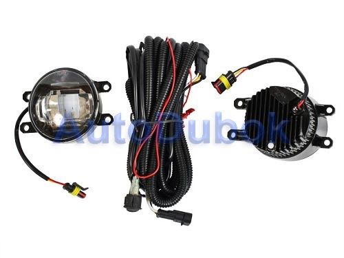 Противотуманные фары тюнинг комплект светодиодные с проводкой кнопкой TYLTY606LED06 TYLTY606LED06