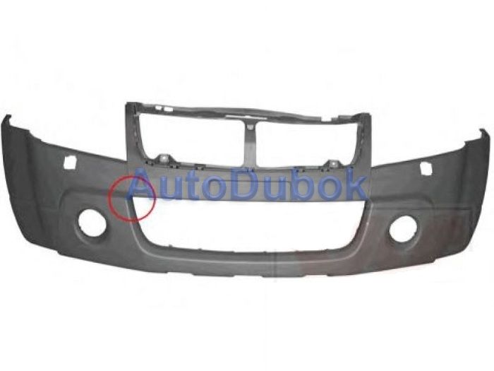 Бампер передний с отверстиями под омыватели фар 2008- SZ04083BB SZ04083BB