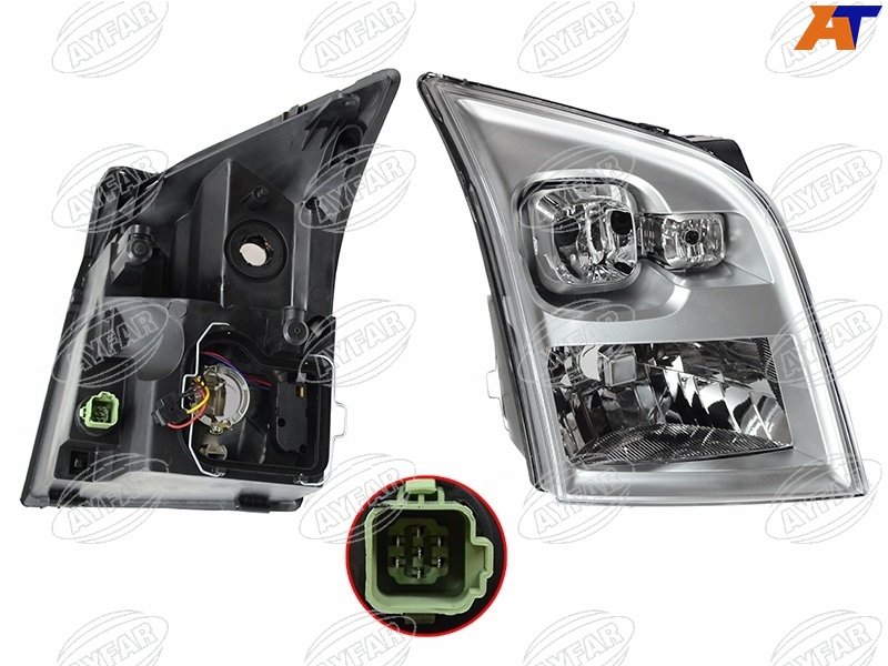 505692 AYFAR Фара FORD TRANSIT 06-14 RH с электрокорректором для 