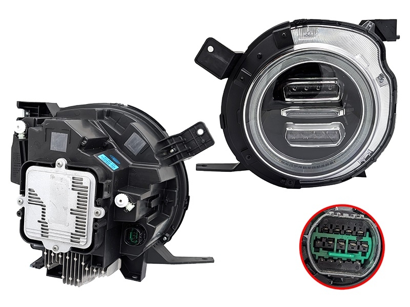 ST-13-HDRGR Sat Фара с корректором правая LED для 