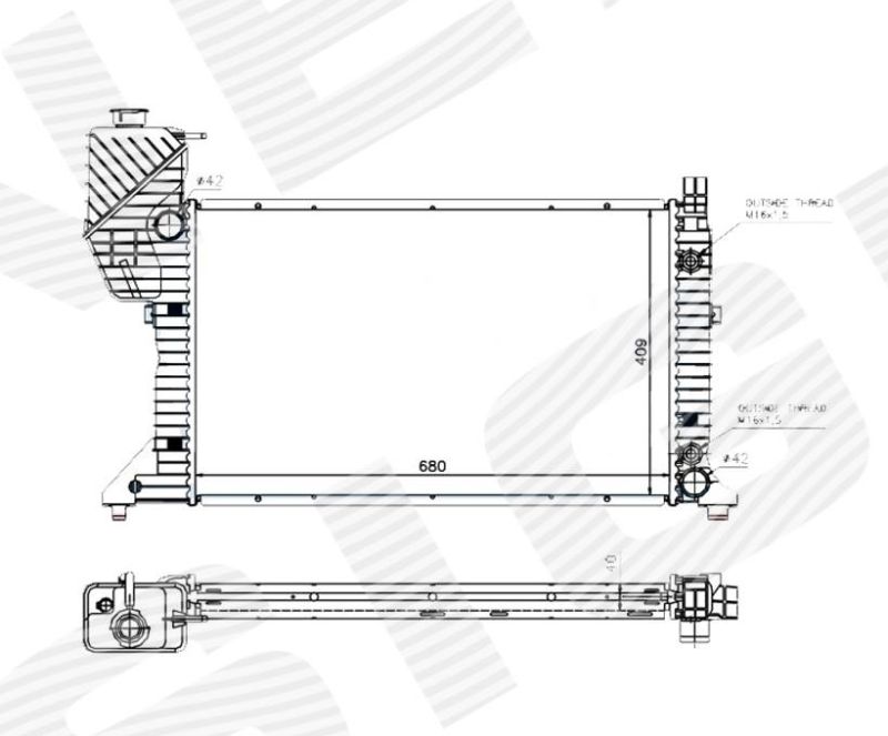 РАДИАТОР RA62686A RA62686A