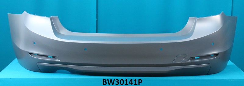 BW30141P Crossocean Бампер задний 12-15г под 1 трубу  п/парктрон.  под буксир. для 