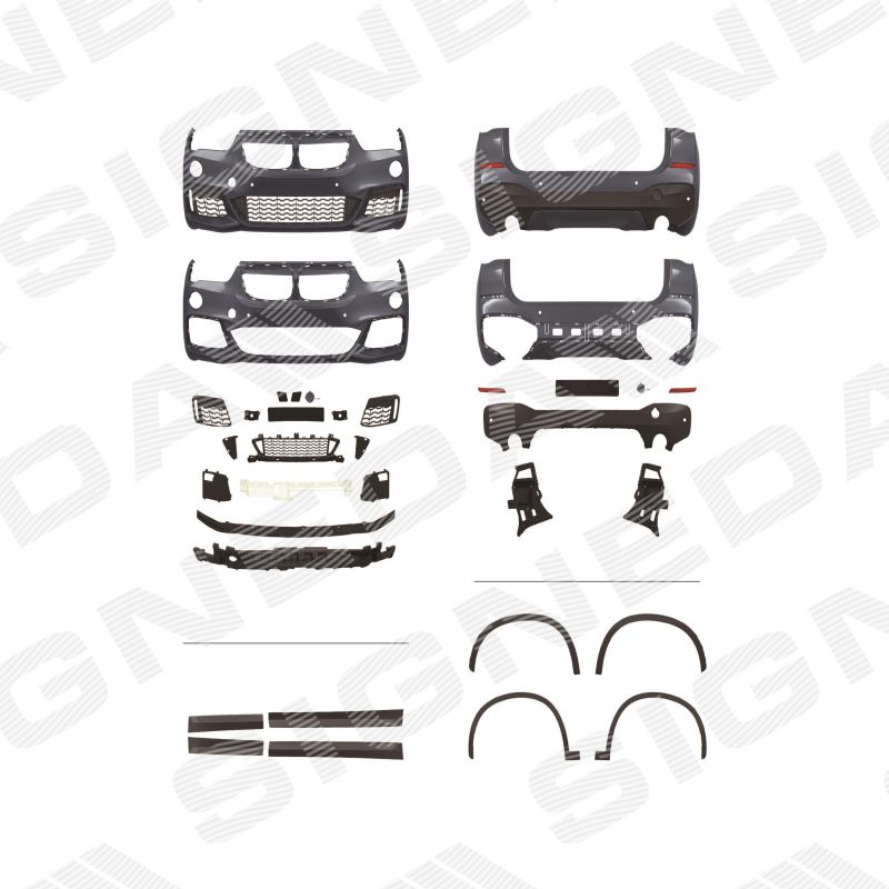 Обвес M SPORT с отв.под дач.без омыв. PBM04155SET PBM04155SET