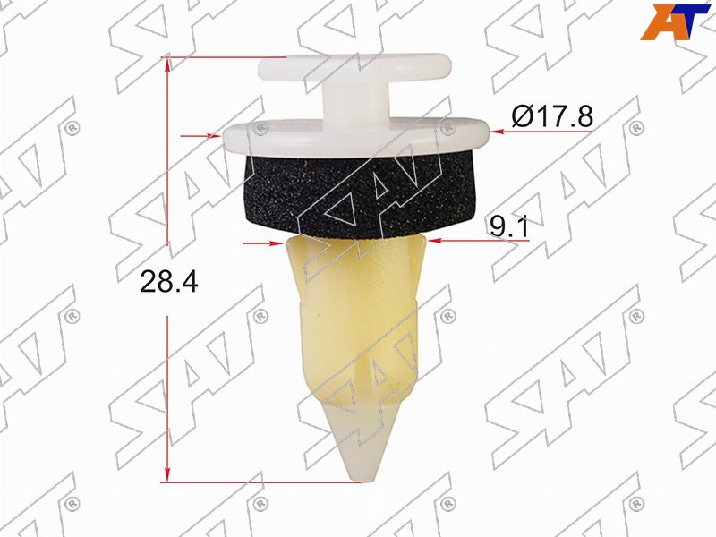 ST-KE-338 Sat Клипса двери CHRYSLER (1 шт.) для 