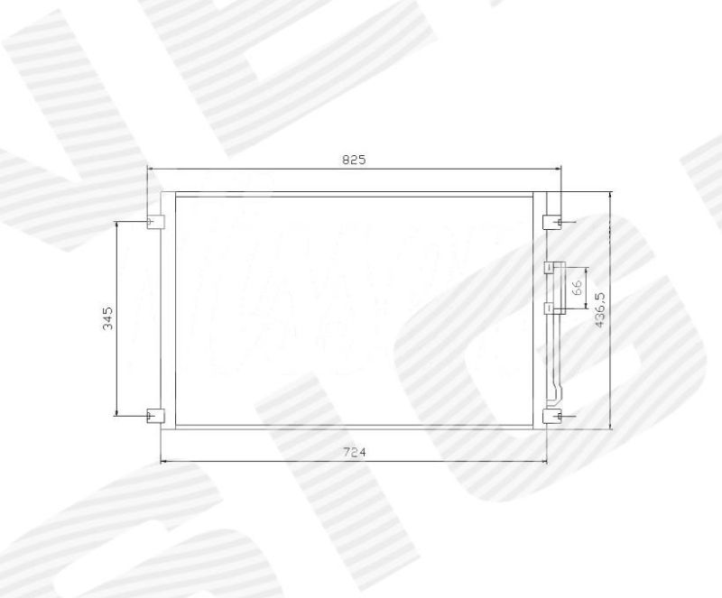 RC95018/94557 Signeda Радиатор кондиционера для 