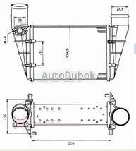Радиатор интеркулер AI0A495-910 AI0A495-910