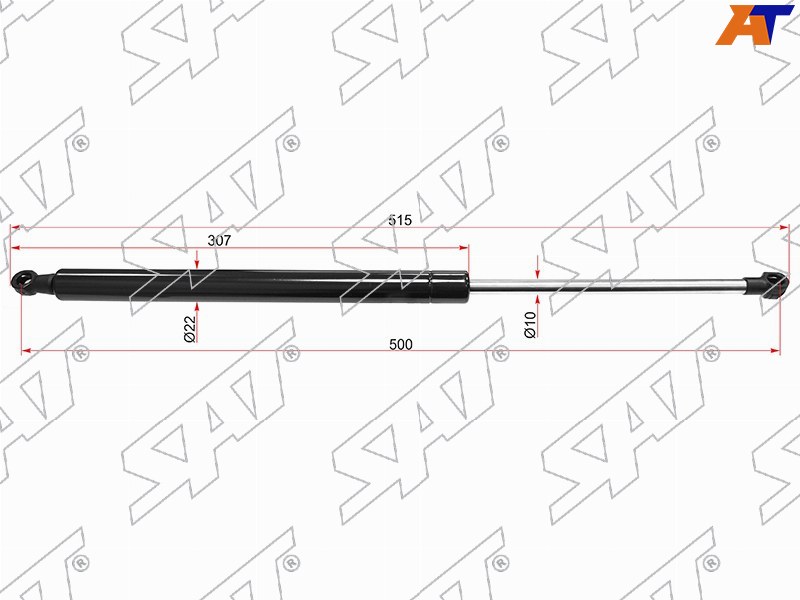 Амортизатор крышки багажника HYUNDAI SANTA FE 12- ST-817712W000 ST-817712W000